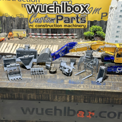 RC Bagger Lesu Abbruchzange 360° 1:14