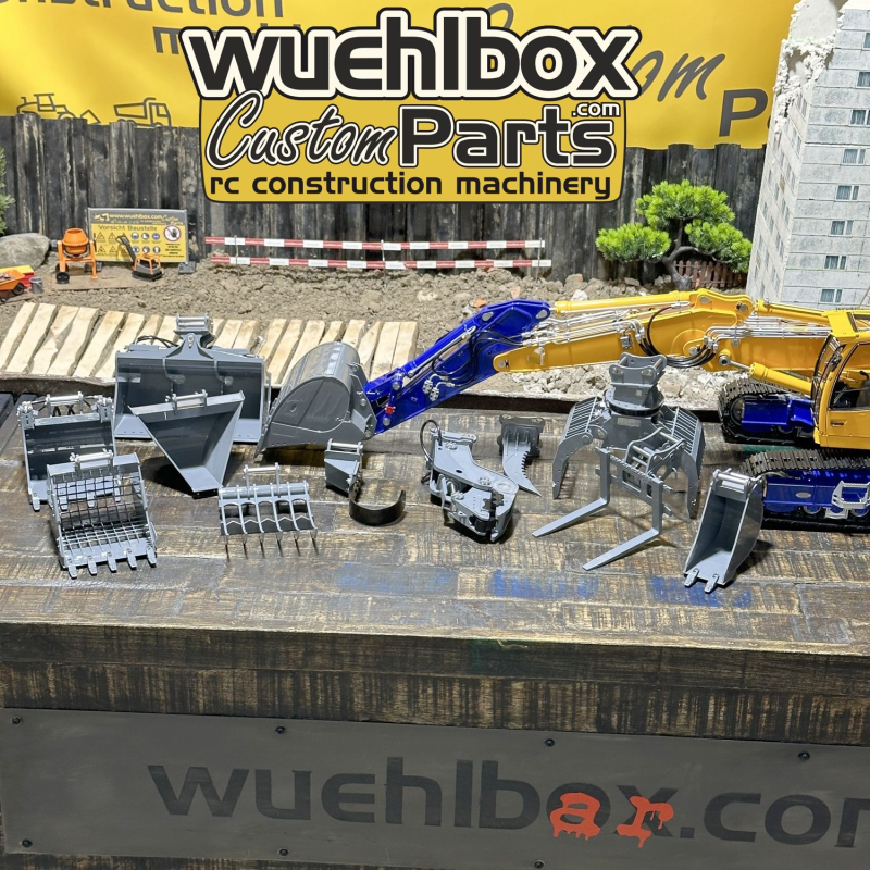 RC Bagger Lesu Abbruchzange 360° 1:14
