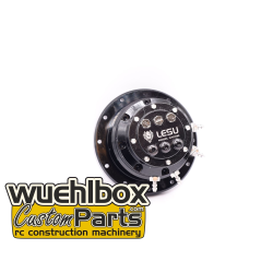 Hydraulic rotary drive 360° with rotary union