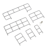 RC Excavator Railing set Kabolite 970