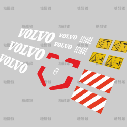Decal Set Volvo EC160E 1:14