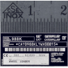 Nameplate made of aluminum Scale