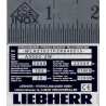 Nameplate made of aluminum Scale