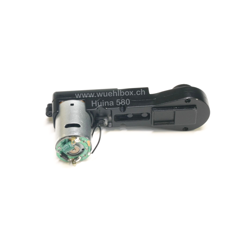 Traction motor and gearbox left Chain drive Huina 580