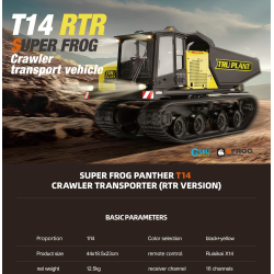 SFrog T14 Raupentransporter 1/14 RTR mit FrSky X14
