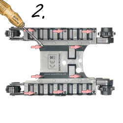 2 pieces compression spring for chain tension