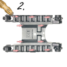 2 pieces compression spring for chain tension