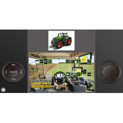 Widget and model memory FrSky XE for the Lesu tractor F1050 1/14
