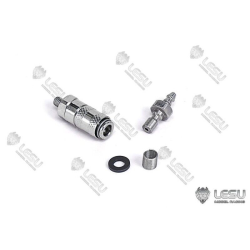 Lesu Hydraulik Schnellkupplung, Nippel 3 mm Schlauch, Muffe M3 Gewinde