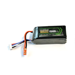 3S 11,1 V 1500mAh 45C Lipo Batterie JST Stecker