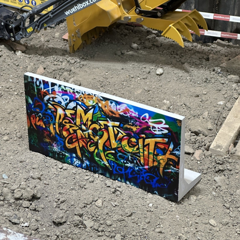 L-element printed as desired