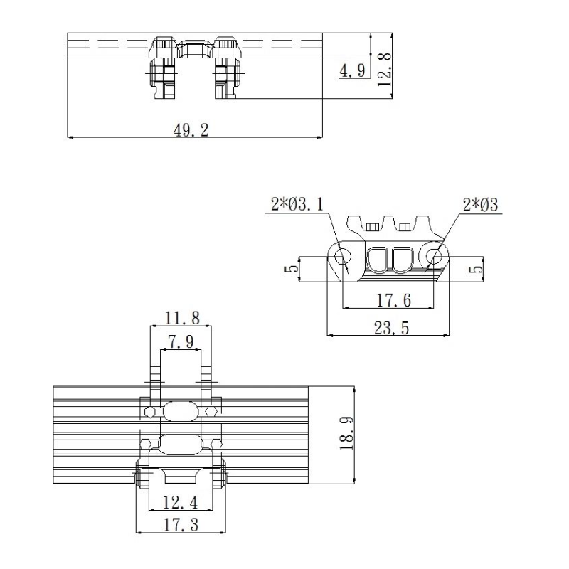 Kettenglied Stahl JDM-1B