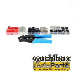 Crimping pliers starter kit with RC connector
