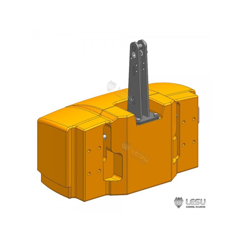 Frontgewicht für Lesu Traktor F1050 1:14