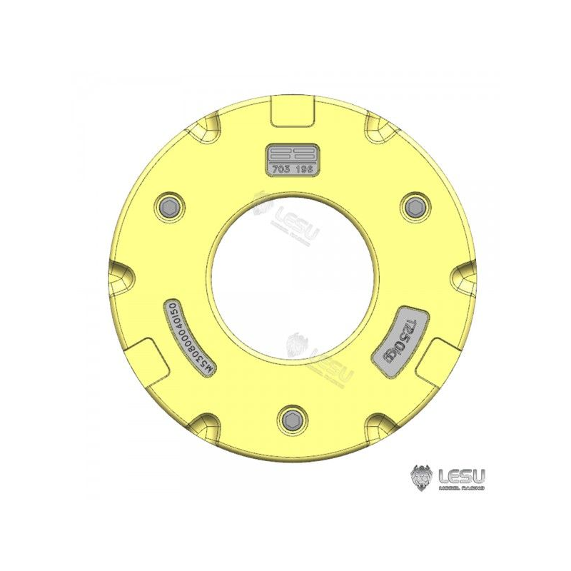Radgewicht für Lesu Traktor F1050 1:14