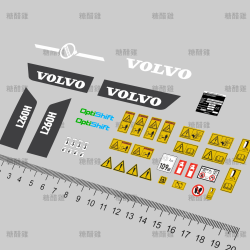 Decal Set Radlader MT L260H 1:14