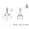Lesu bucket grab 1:14 with rotation drive for truck loading crane