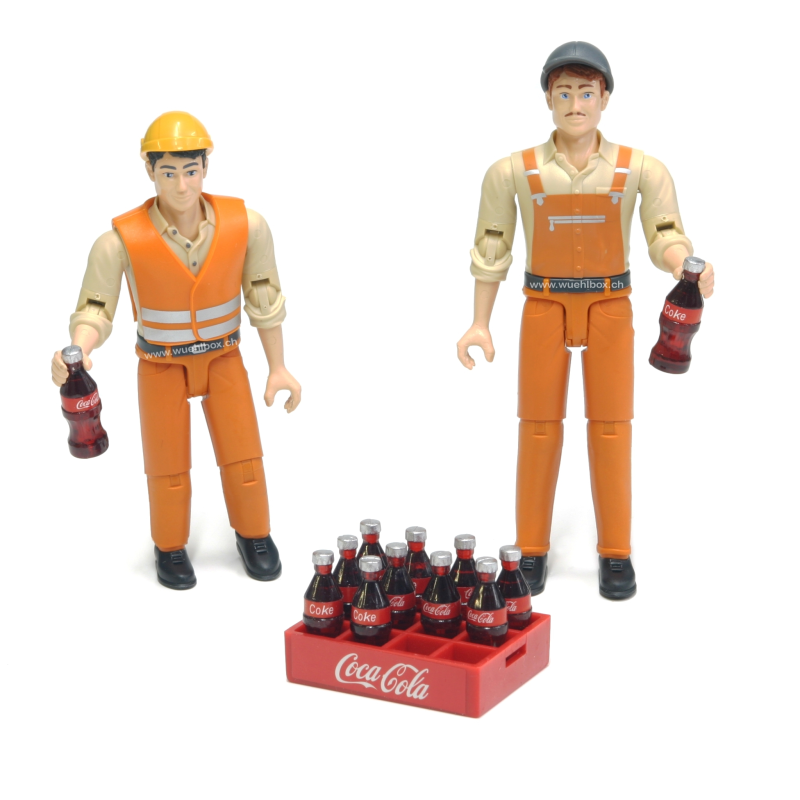 Kiste mit Coca-Cola Flaschen